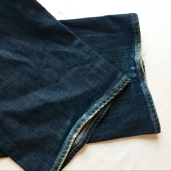 {Paige} Premium Designer Dark Wash Boot Cu… - Picture 8 of 8